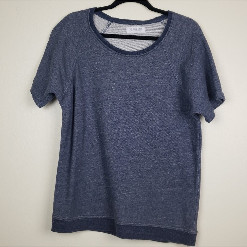 Everlane| Blue Short sleeve sweater